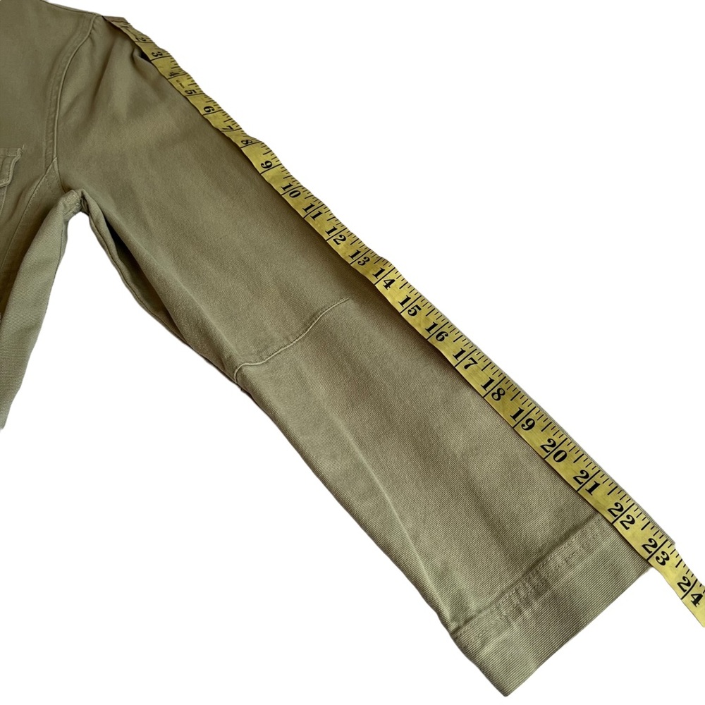 J. Jill Womens Jacket Lightweight Utility Jacket Size Small Tan - Picture 11 of 16